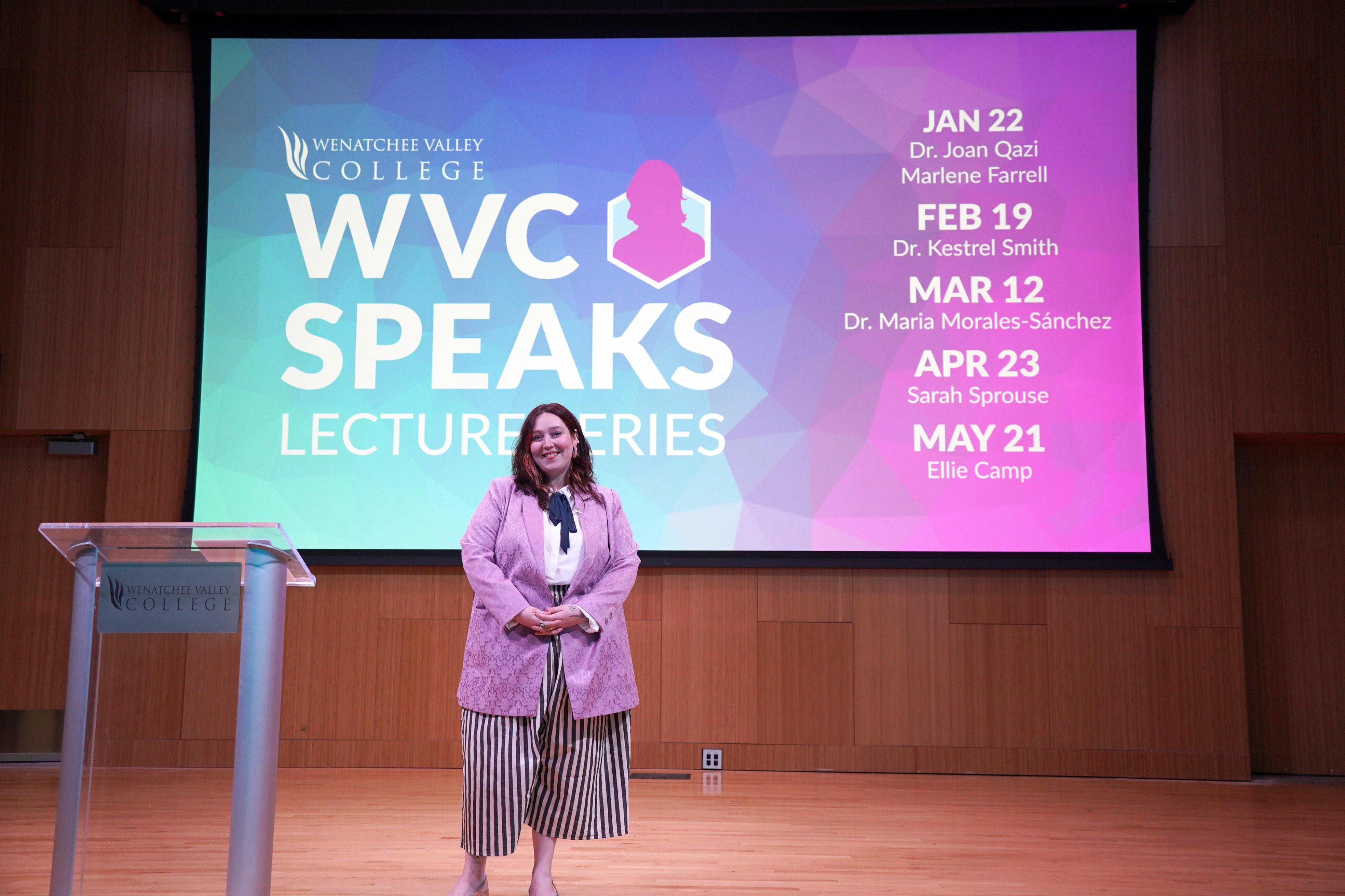 Sarah Sprouse at WVC Speaks