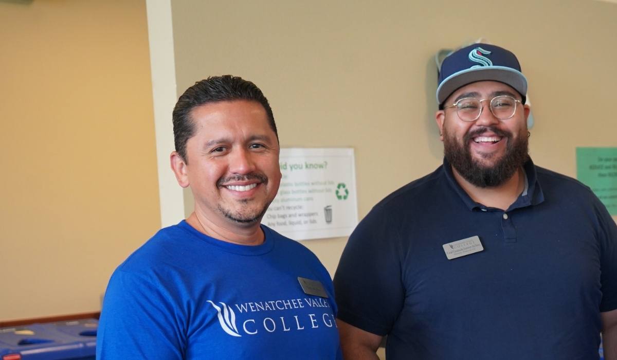 WVC Financial Aid staff posing near their offices