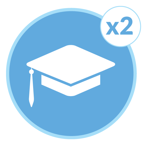 Earn Your College Degree Icon