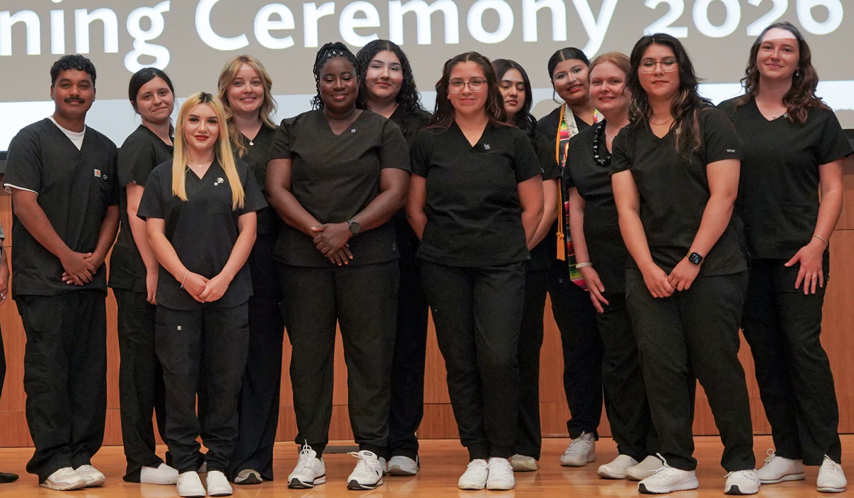 Medical Assistant graduates posing for photo.