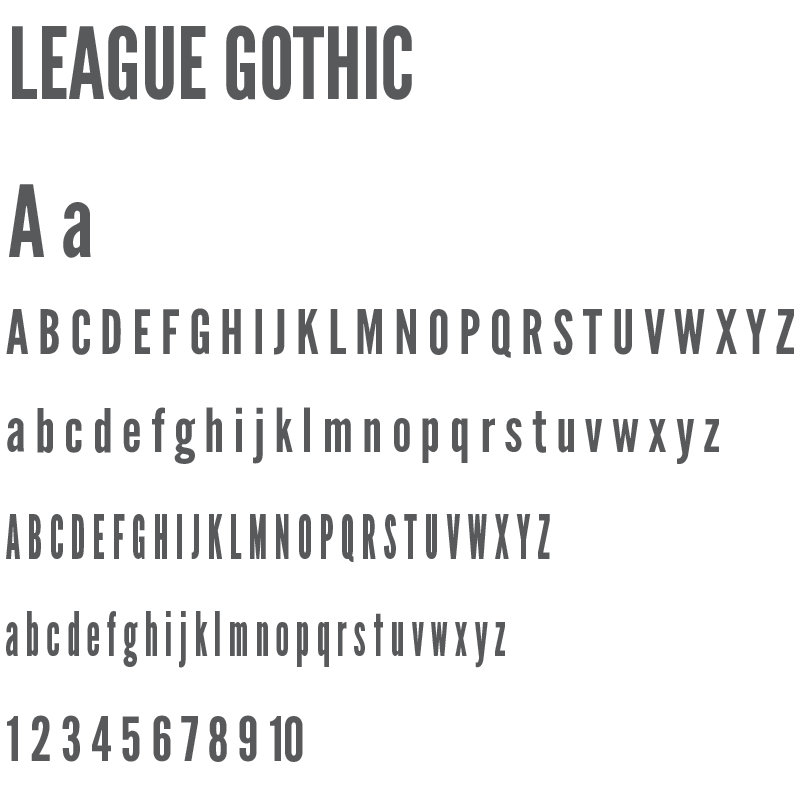 League Gothic