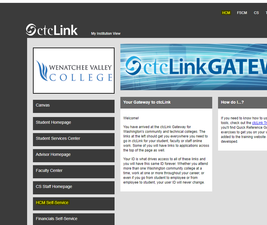 ctcLink Homepage