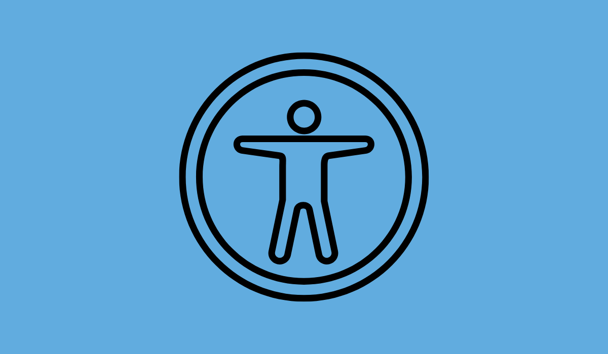 icon showing line drawing of accessibility symbol